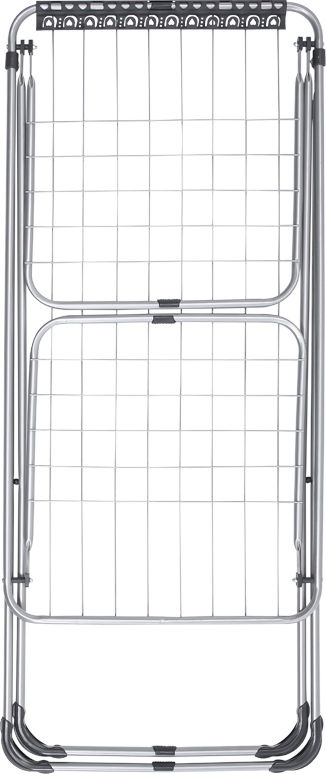 منشر ملابس استاند بيرلا ميجا برزنت ، رمادي