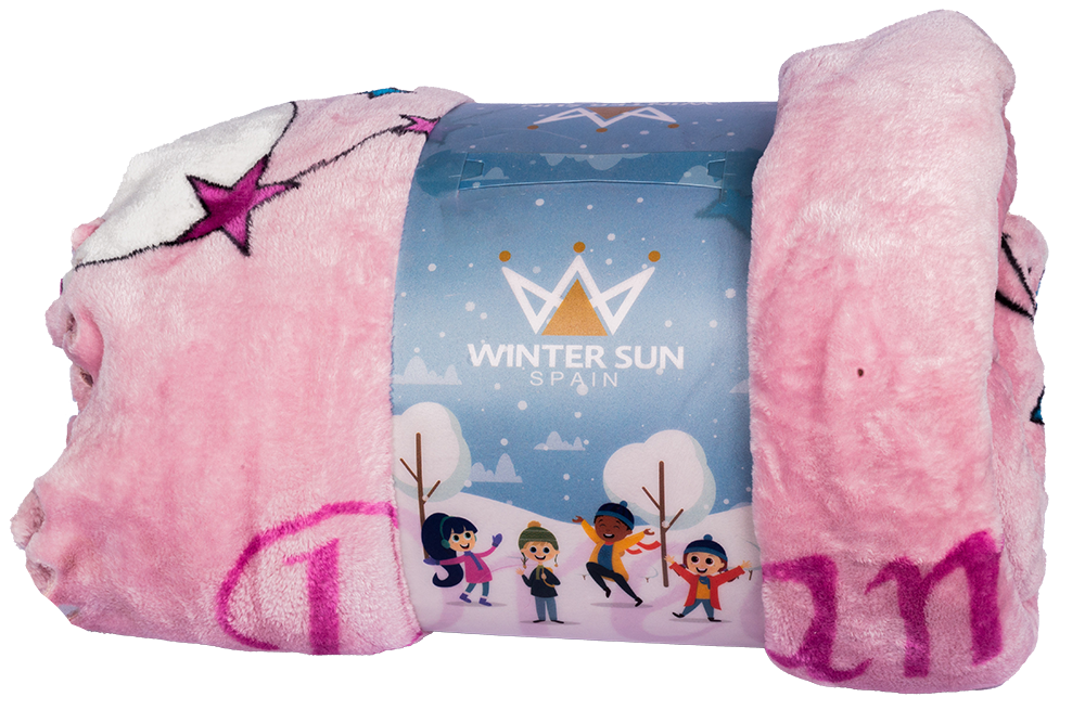 دفاية سرير اطفال وينتر صان، اشكال كارتون، دابل فيس، متعددة الألوان