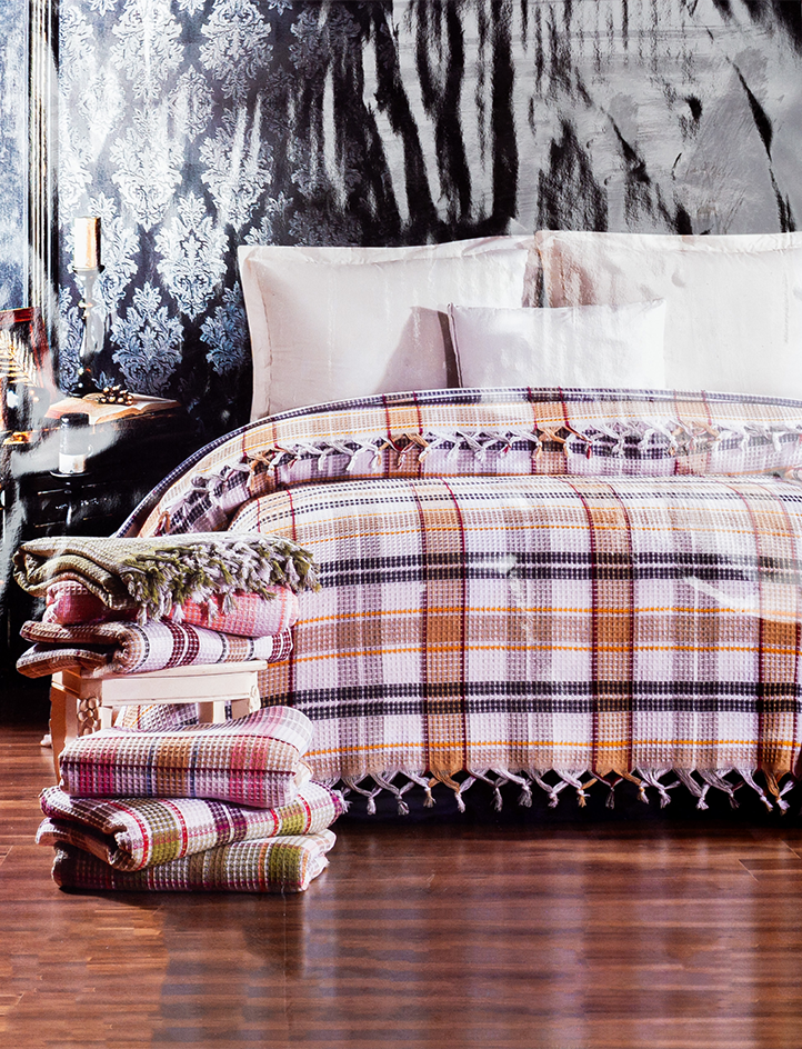 كوفرته سرير ايلما رافال ، مقاس 220*240 سم ، متعددة الألوان