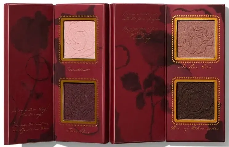 باليت ايشادو شيجلام امبر روز بيرنينج ديفوشن، 4 الوان