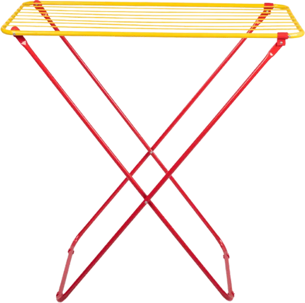 منشر ملابس جوهار قابل للطي، 10 متر، أحمر*أصفر