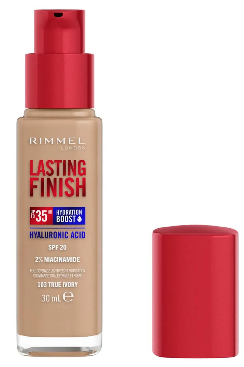 فاونديشن ريميل لاستنج فينيش يدوم حتي 35 ساعه، 103 ترو ايفوري