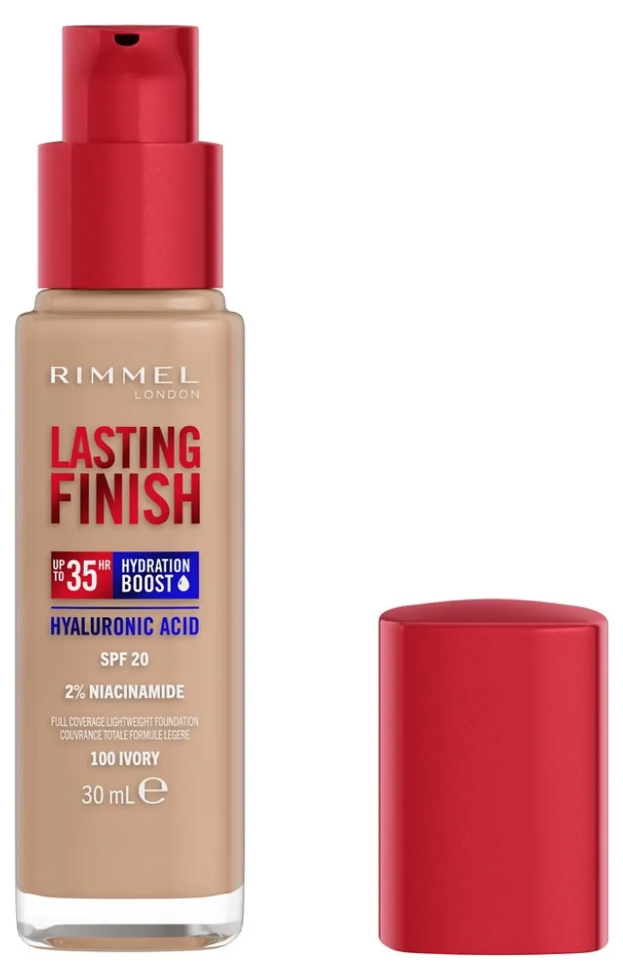 فاونديشن ريميل لاستنج فينيش يدوم حتي 35 ساعه، 100 ايفوري