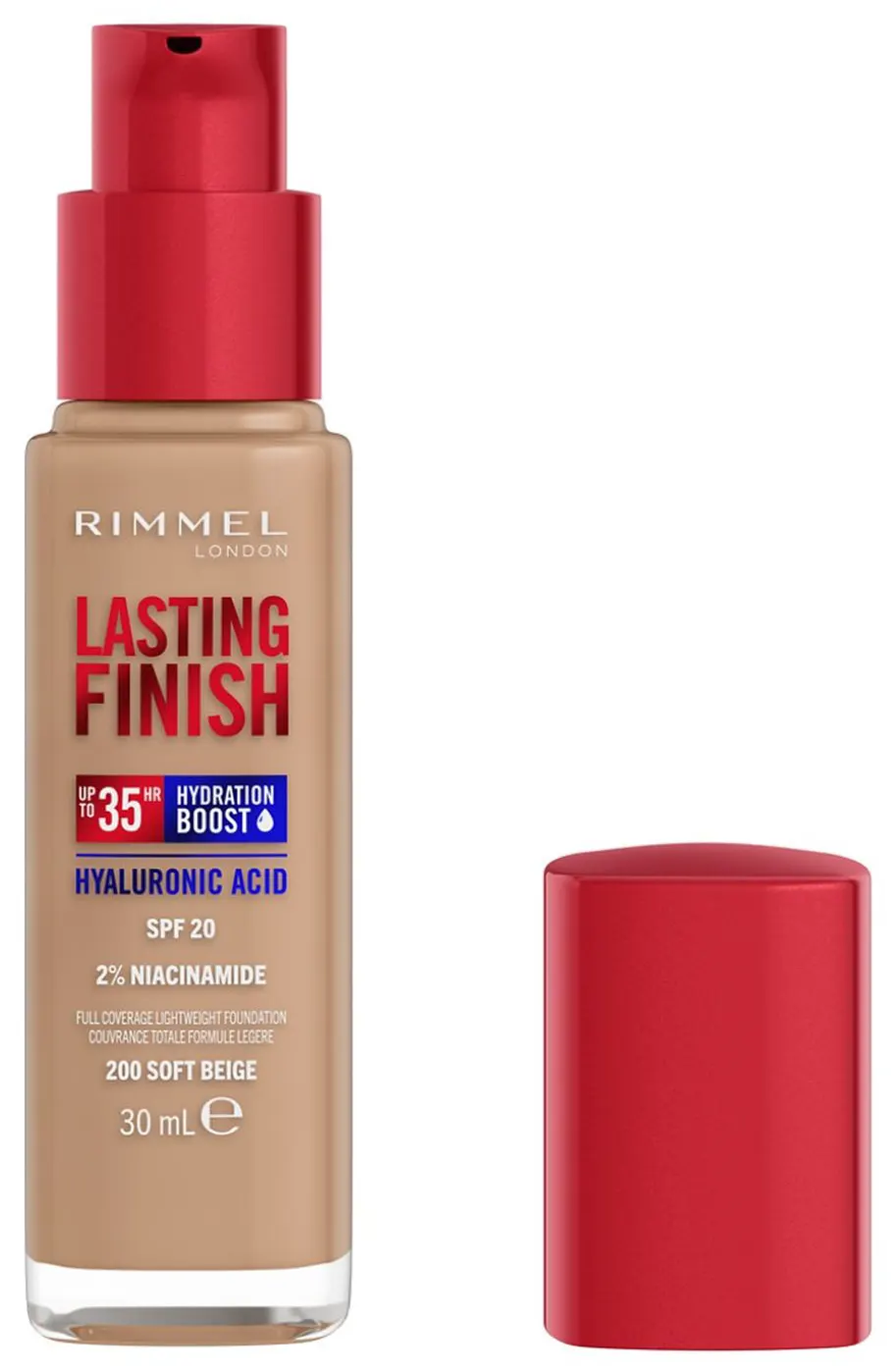 فاونديشن ريميل لاستنج فينيش يدوم حتي 35 ساعه، 200 سوفت بيج