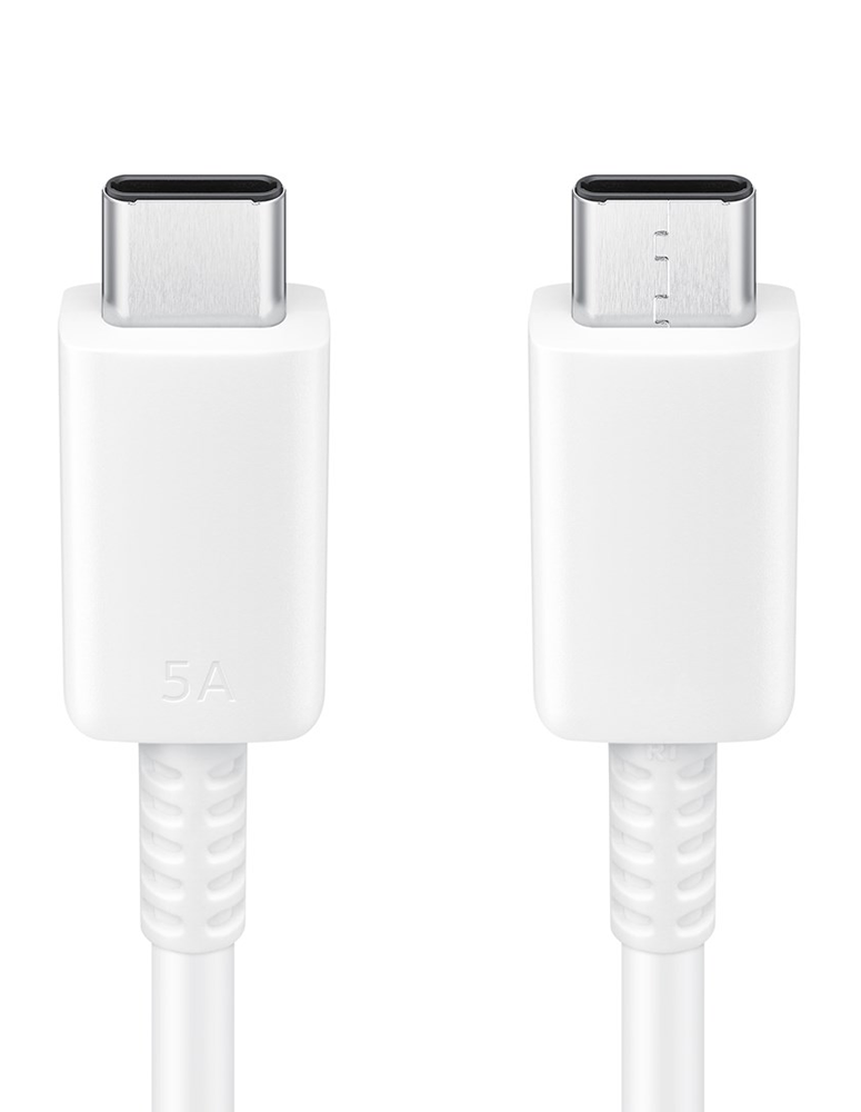 كابل شحن سريع من سامسونج ، من تايب C إلى تايب C ، قدرة 3 أمبير ، 1.8 متر ، أبيض ، EP-DX310JWEGWW