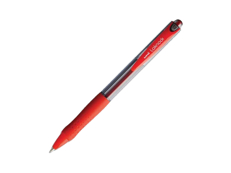 قلم حبر جاف يوني، 1 ملم، أحمر، SN.100(10)