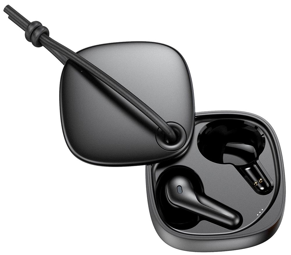 سماعة Choetech TWS لاسلكية ، بلوتوث 5.4 ، مقاومة للماء ، شحن سريع ، أسود ، BH-T18-BK