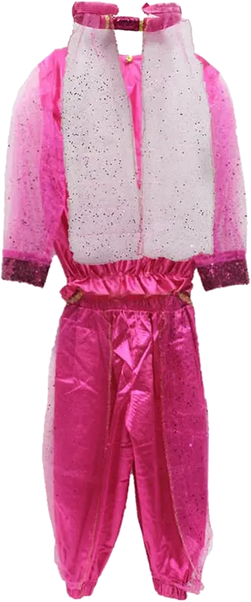 ملابس تنكرية لشخصية ياسمين من الملكة والامير، مقاس L ، لون نبيتي