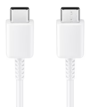 كابل شحن سريع من سامسونج ، من تايب C إلى تايب C ، بقدرة 3 أمبير، 1 متر، أسود ، EP-DA705BWEGIN