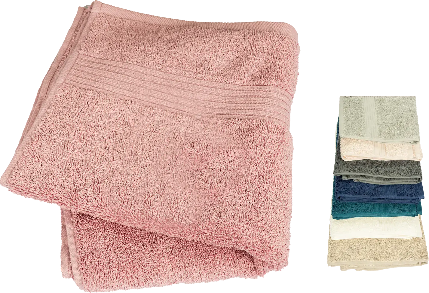 فوطه حمام قطن شهد، مقاس 50 *90 سم ، متعددة الألوان