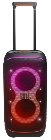 سماعة JBL Party Box Stage 320 لاسلكية محمولة ، بلوتوث ، أضائة RGB ، أسود ، JBLPBSTAGE320UK