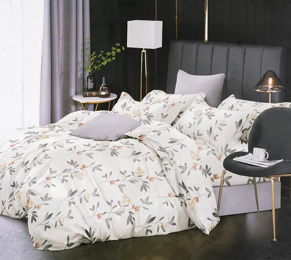 طقم ملاية سرير كرانيش ، مقاس 220* 240 سم، 4 قطع ، متعدد الألوان والأشكال