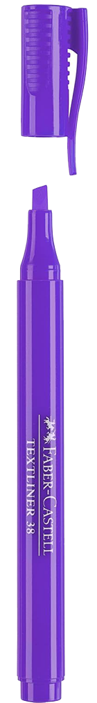 قلم ماركر فسفورى فابر كاسيل ، مشطوف ، بنفسجى ، 157736