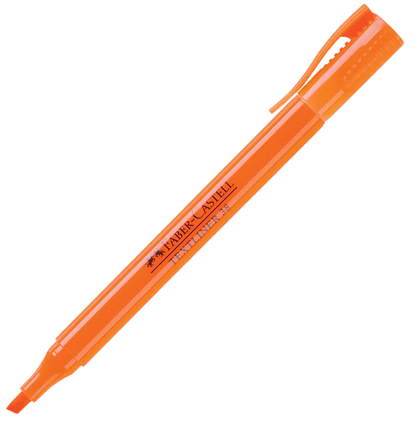 قلم ماركر فسفورى فابر كاسيل ، مشطوف ، برتقالى ، 157715