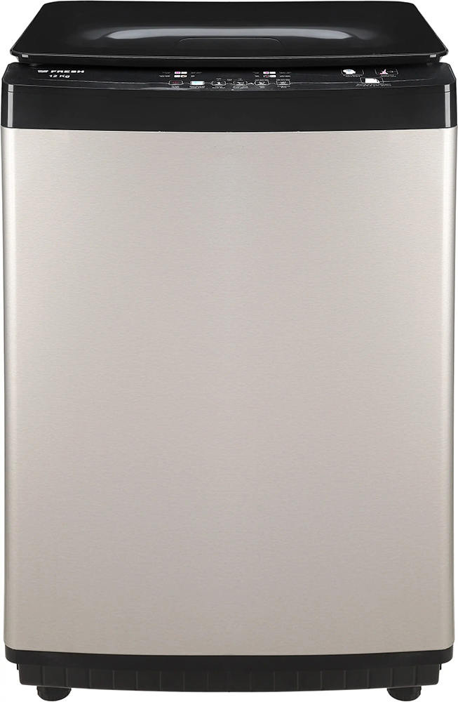 غسالة ملابس فوق اوتوماتيك فريش تحميل علوي ، 12 كيلو ، شاشة ديجيتال ، جولد x أسود ، FTM-12GB & 18890
