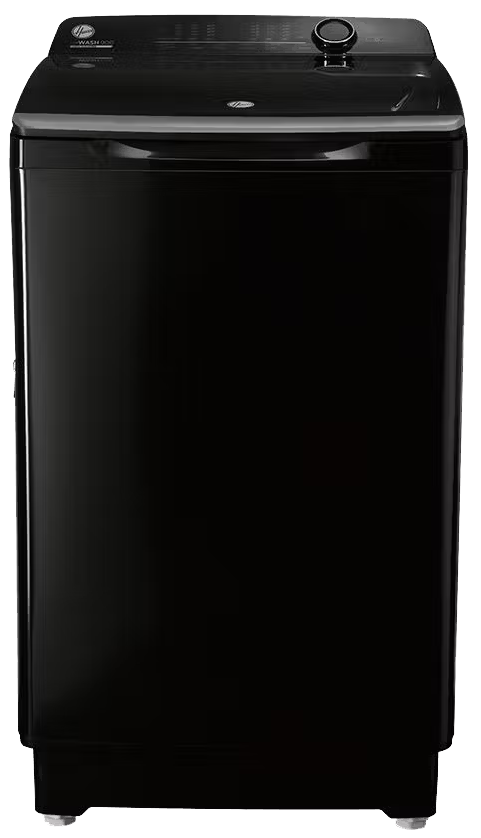 غسالة ملابس فوق اتوماتيك هوفر تحميل علوي ، 14 كيلو ، شاشة ديجيتال ، أنفرتر ، طلمبة ، أسود ، HWH-TLD14DBK