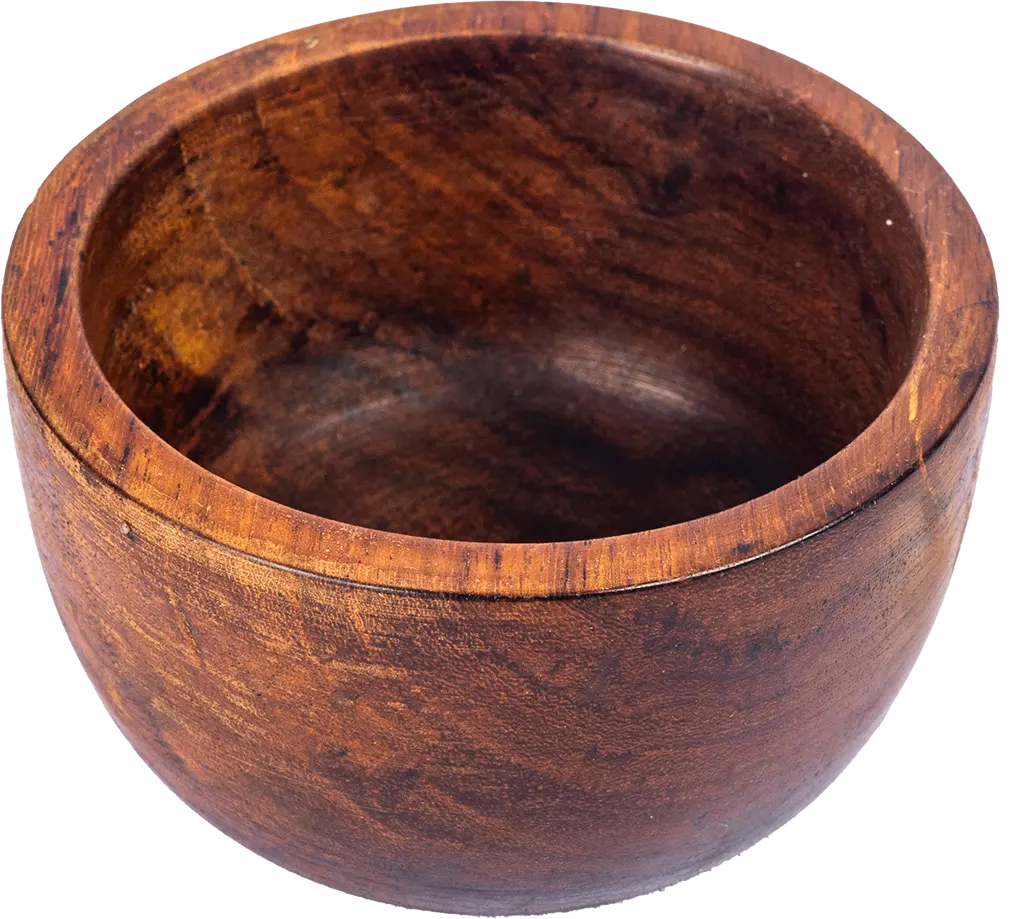 بولة خشب من هووم وود مدورة، مقاس 10، بني