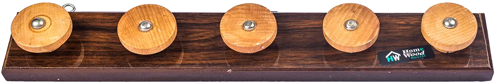 شماعه خشب من هوم وود ، مقاس جامبو ، 5 علاقه
