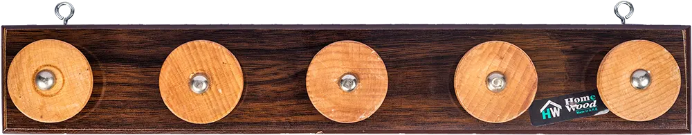 شماعه خشب من هوم وود ، مقاس جامبو ، 5 علاقه