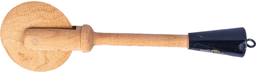 عجلة بيتزا خشب من هوم وود ، بيج