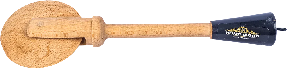 عجلة بيتزا خشب من هوم وود ، بيج