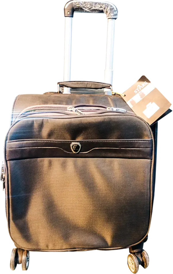 شنطة ترولي من سفن ستارز، بني