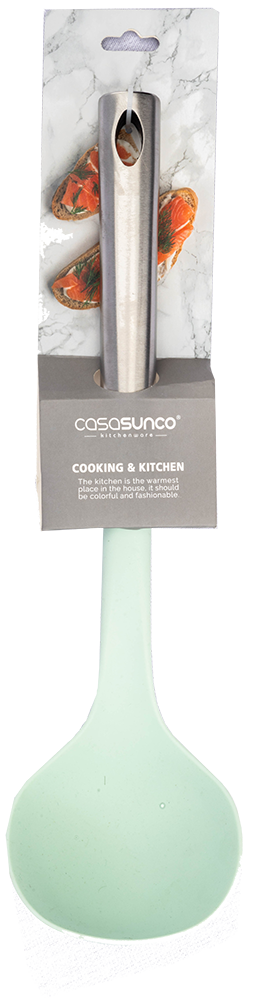 مغرفة سيليكون ديسي بيد أستانلس من كاساسونكو ، أخضر ، 1514