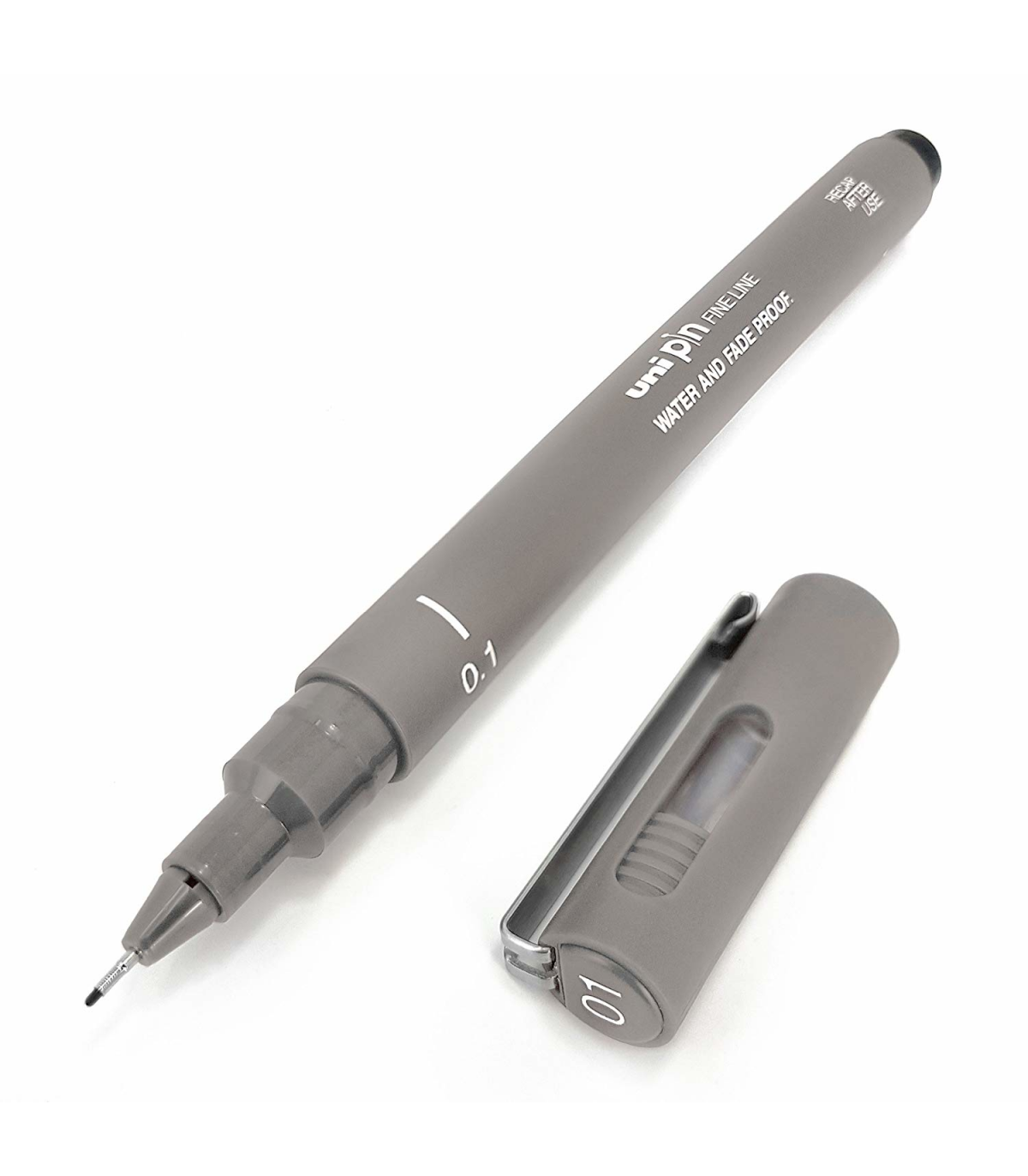 قلم سن ريشه رمادى فاتح UNI PIN 01.200