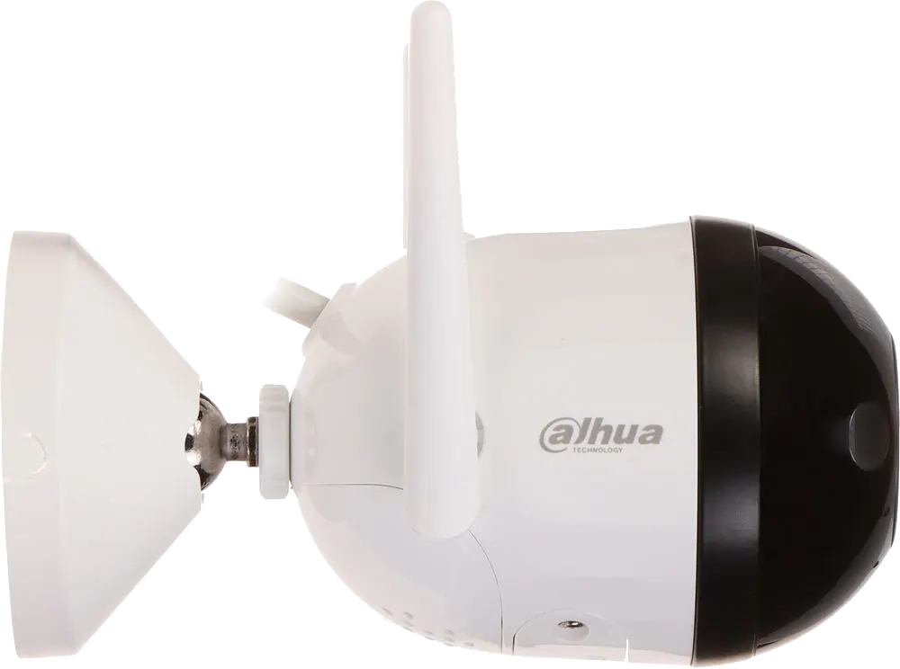 كاميرا مراقبة خارجية لاسلكية من داهوا، 4 ميجا بكسل، صور ملونة، عدسة 3.6 مم، واي فاي، مقاومة للماء، بيضاء، DH-F4C-PV