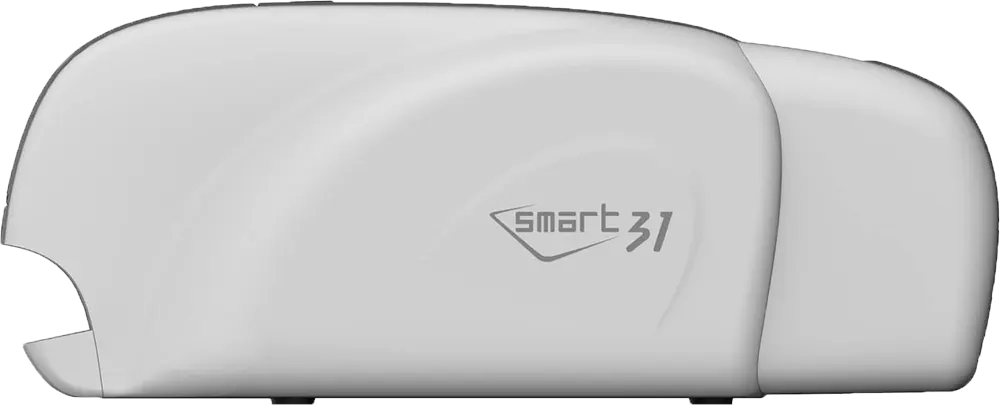 طابعة بطاقات الهوية IDP، طباعة ملونة وأحادية اللون، USB، بيضاء، SMART-31D