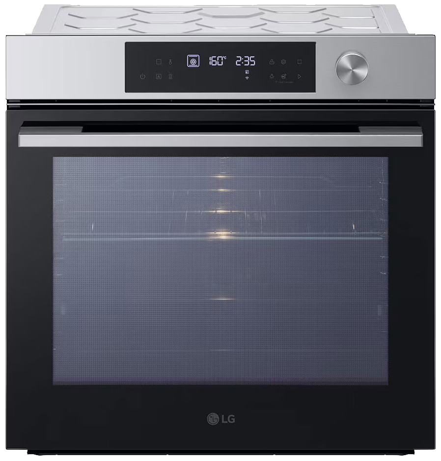 فرن بلت ان ال جي انستافيو، 60 سم، كهرباء، 76 لتر، شاشة ديجيتال، مروحة فرن، ستانلس ستيل،  صناعة كوري ، WSED7613S