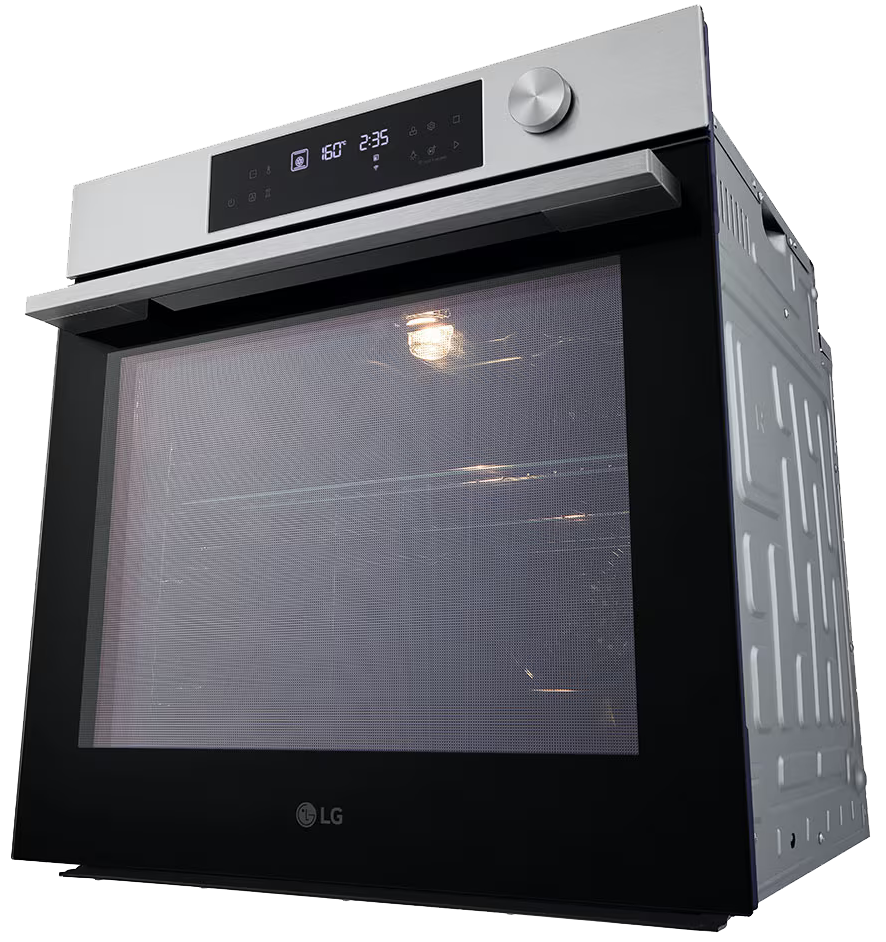 فرن بلت ان ال جي انستافيو، 60 سم، كهرباء، 76 لتر، شاشة ديجيتال، مروحة فرن، ستانلس ستيل،  صناعة كوري ، WSED7613S