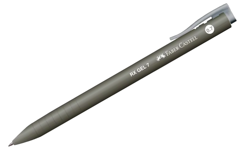 قلم جيل سوستة فابر كاسيل 0.7 مم سريع الجفاف ، أسود ، RX GEL 249699