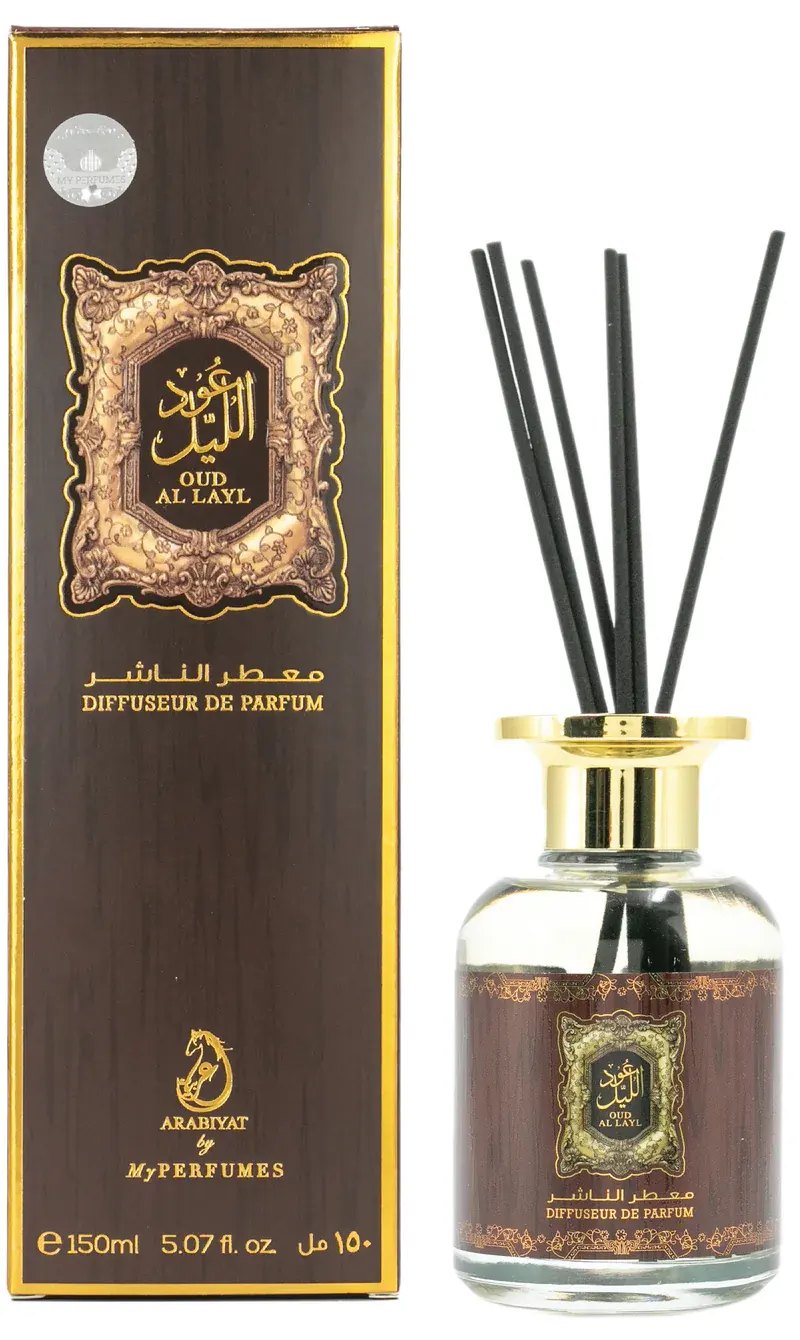 مبخره عود الليل معطر الناشر من ماى بيرفيومز عربيات , 150 مل