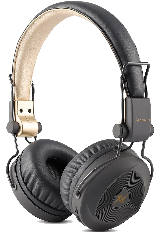 سماعة لافينتو لاسلكية ، بلوتوث 5.0 ، مع مايكروفون ، وضع تيربو باس ، قابلة للطي ، رمادي ،  2B-HP236