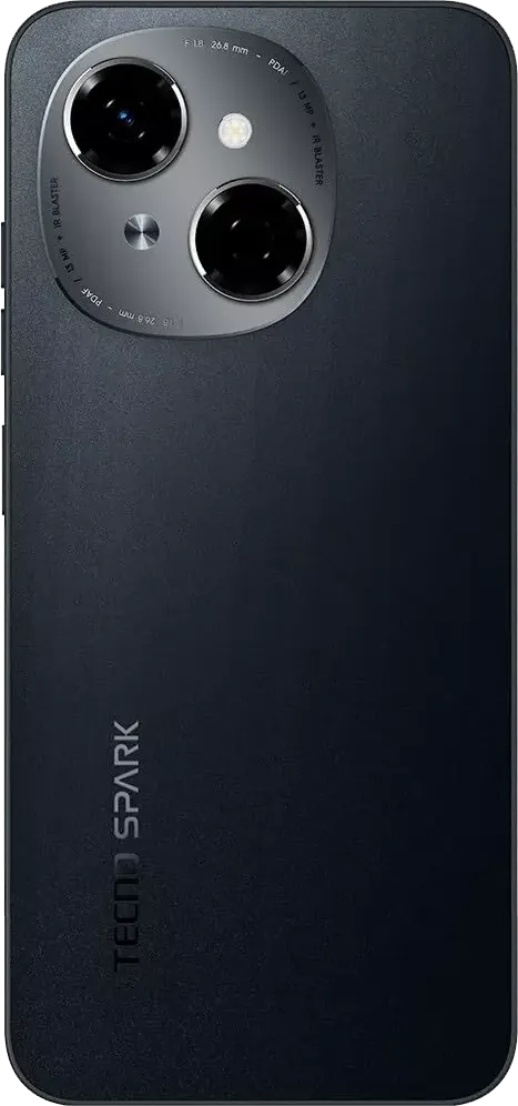Tecno Spark Go 1 Mobile, 128GB Memory, 4GB RAM, 4G LTE Network, Black