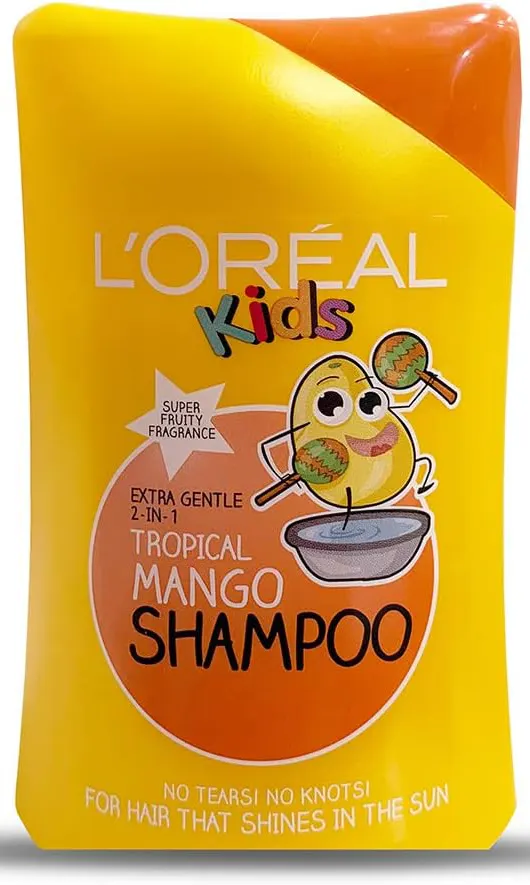 شامبو للاطفال برائحة المانجو الاستوائية من لوريال باريس، 250 مل