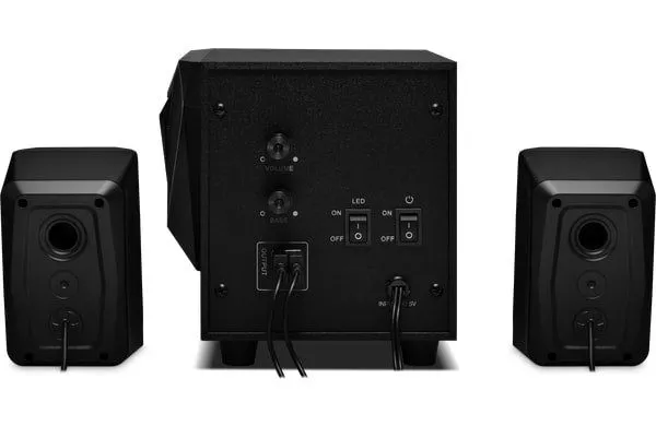 سماعات صب ريدراجون توكاتا للألعاب ، ألوان RGB ، صوت ستيريو ، 3 قطع ، أسود ، GS700