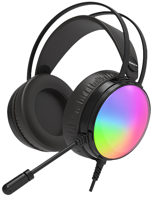 سماعة لينوفو ثينك بلس سلكية ، خاصية إلغاء الضوضاء ، ألوان RGB ، كابل USB ، أسود ، G83B