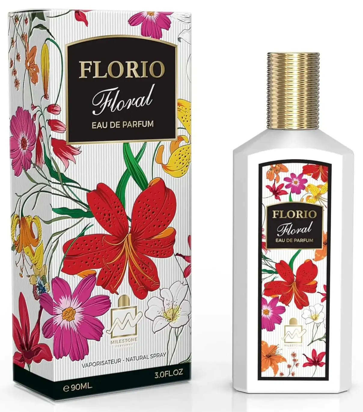 عطر فلوريو فلورال من مايلستون للنساء او دي بارفان, 90 مل