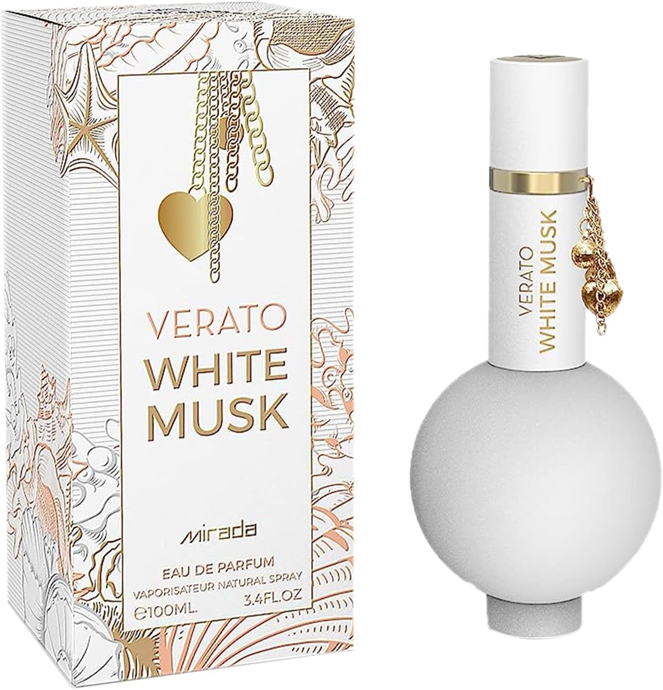 عطر فيراتو وايت مسك من ميرادا للنساء او دي بارفان, 100 مل