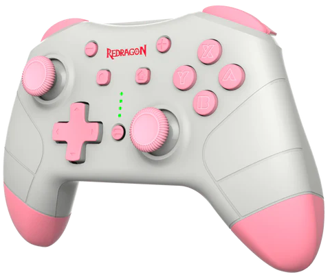 ذراع تحكم ريدراجون بلوتو لاسلكي ، بلوتوث ، وظيفة NFC ، بطارية 600 مللي أمبير ، سويتش وردي ، أبيض ، G815P