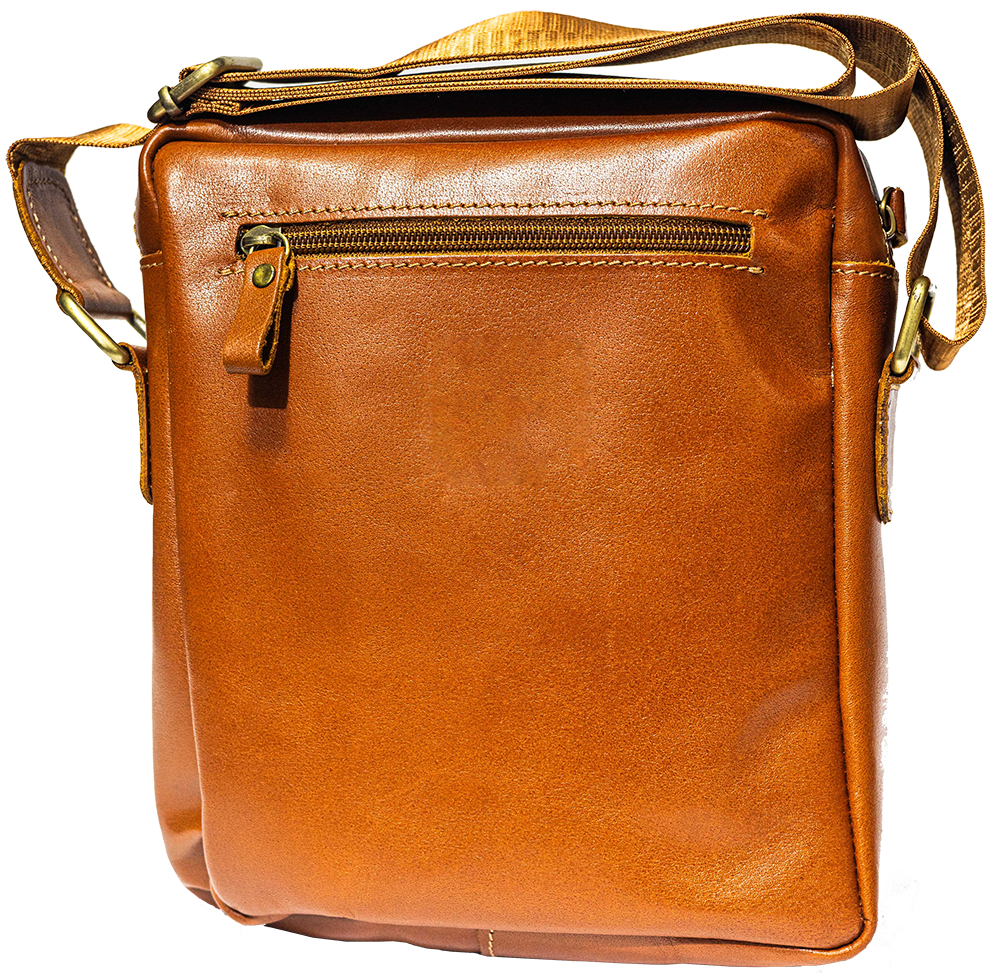 شنطة كروس من AM Group ، بإبزيم أمامي ، جلد مطرز ، متعددة الألوان