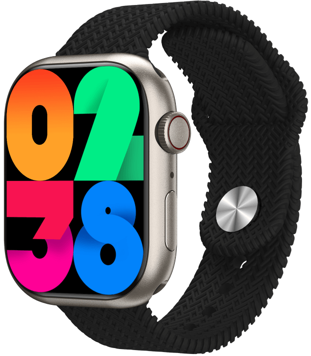 ساعة سمارت هواهونغ HK10 PRO-A ، شاشة AMOLED مقاس 2.02 بوصة ، 44 مم ، بطارية 260 مللي أمبير، مقاومة للماء ، حزام متعدد الألوان