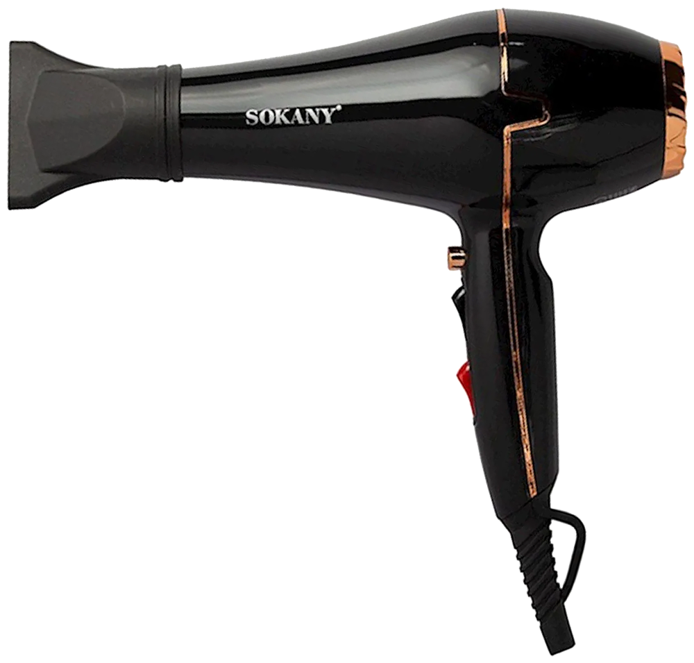 استشوار سوكاني ، 2200 وات ، 3 سرعات ، أسود ، SK-8808