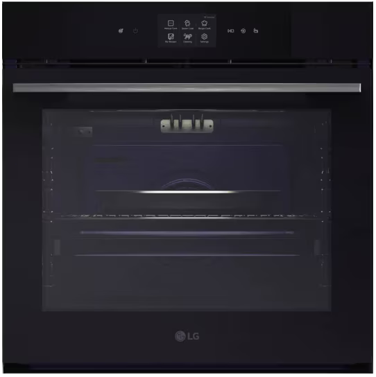 فرن بلت ان إل جي انستا فيو، 60 سم، كهرباء، 76 لتر، شاشة ديجيتال، مروحة، أسود × فضي، كوري، WSED7667M