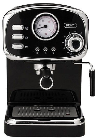 ماكينة تحضير القهوة والإسبريسو بريفا كلاسيك ، 1100 وات ، 15 بار ، أسود ، 87823