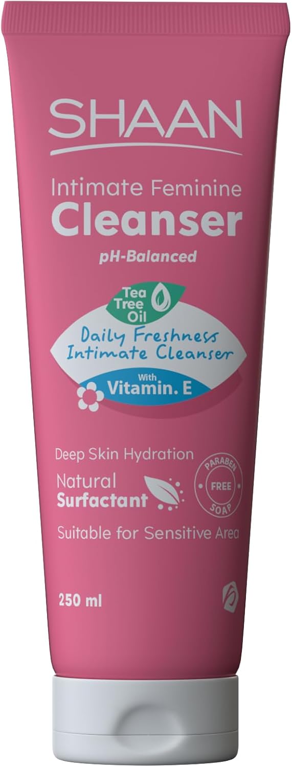 غسول للمناطق الحساسة بفيتامين ه من شان, 250 مل