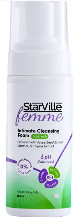 غسول فيم منعش للمناطق الحساسة فوم من ستارفيل , 150 مل