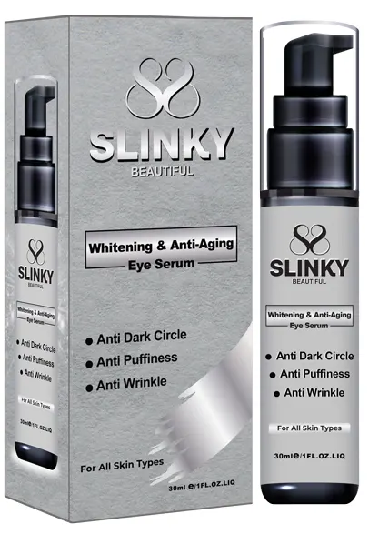 سيروم سلينكي للعين، سيروم للهالات السوداء للتبييض ومضاد للشيخوخة لجميع انواع البشرة، 30 مل .